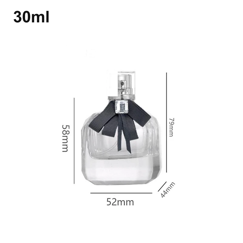 30ml Ribbon-Detailed Round Perfume Bottle