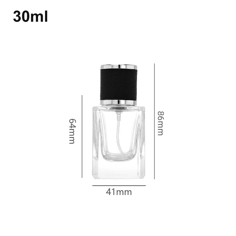 30ml Compact Black-Band Cap Perfume Bottle