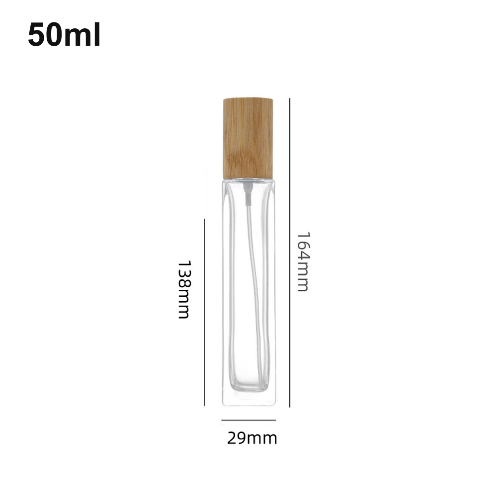 50ml Extra-Slim Wood-Cap Perfume Bottle