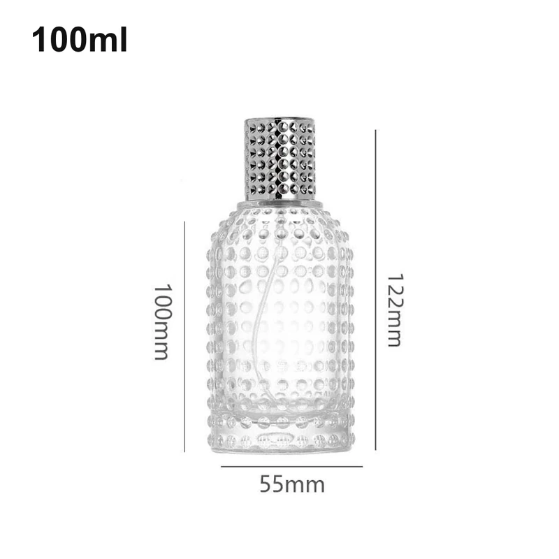 100ml Studded Cylinder Perfume Bottle