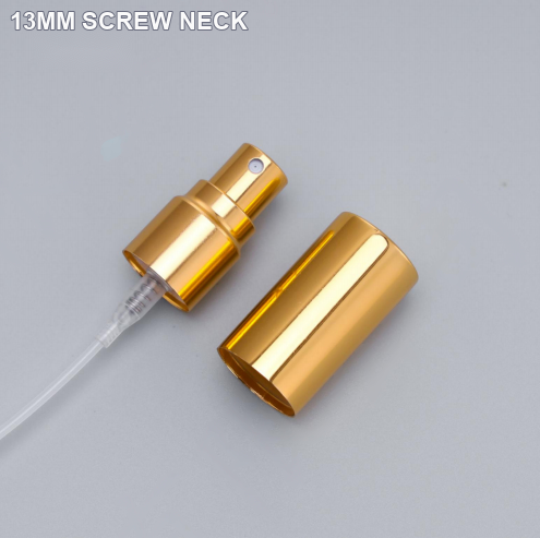 KALIENI 13mm screw-neck gold perfume sprayer reference