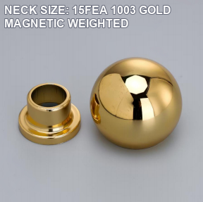 KALIENI model 1003 15FEA gold magnetic weighted perfume bottle cap reference