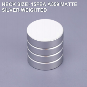 KALIENI A559 15FEA matte silver weighted perfume bottle cap reference