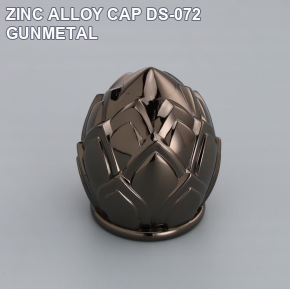 KALIENI DS-072 faceted gunmetal zinc alloy perfume bottle cap reference